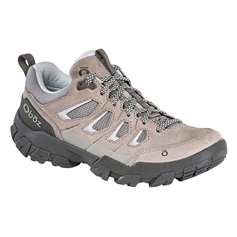 Oboz Womens Sawtooth X Low Shoes US 7 EU 37.5 Gray Blue Athletic EUC